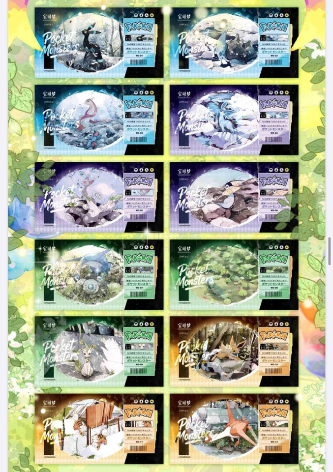 Pokémon Memories Of The Journey Vol. 2 Slab Box 10 Art Slabs