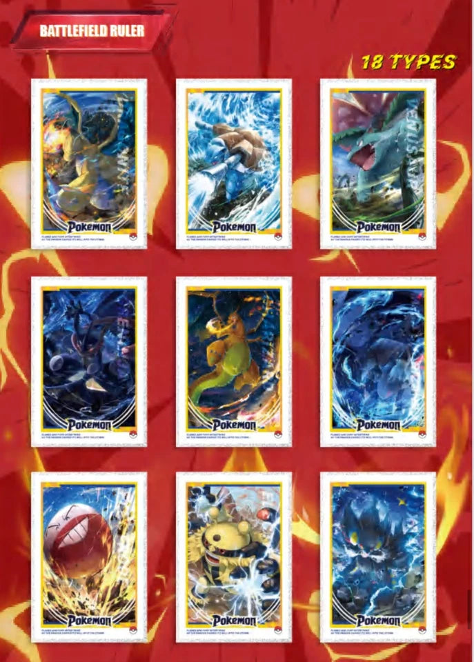 10 Art Board Sealed Box - Chinese Pokemon Art Paper Series 10 Sealed Packs