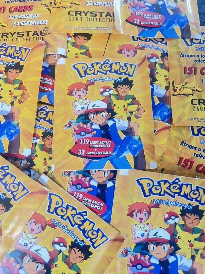 Pokemon Crystal Card Collection Factory Sealed Booster Box (25 Packs) US SELLER