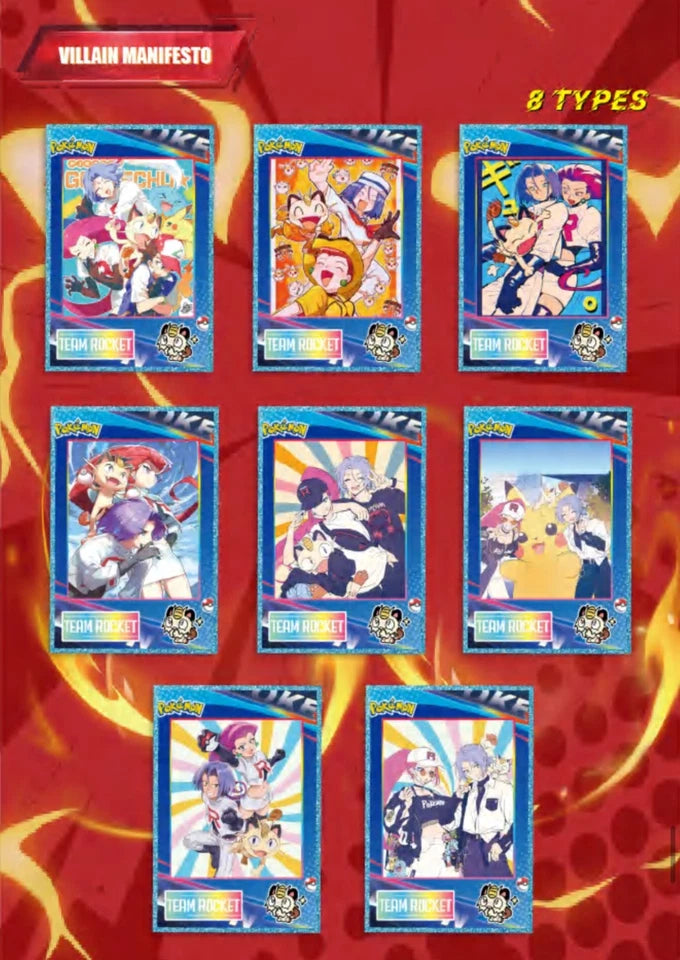 10 Art Board Sealed Box - Chinese Pokemon Art Paper Series 10 Sealed Packs