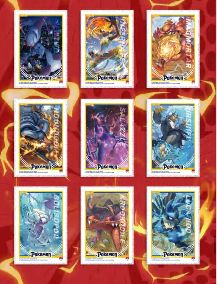 10 Art Board Sealed Box - Chinese Pokemon Art Paper Series 10 Sealed Packs