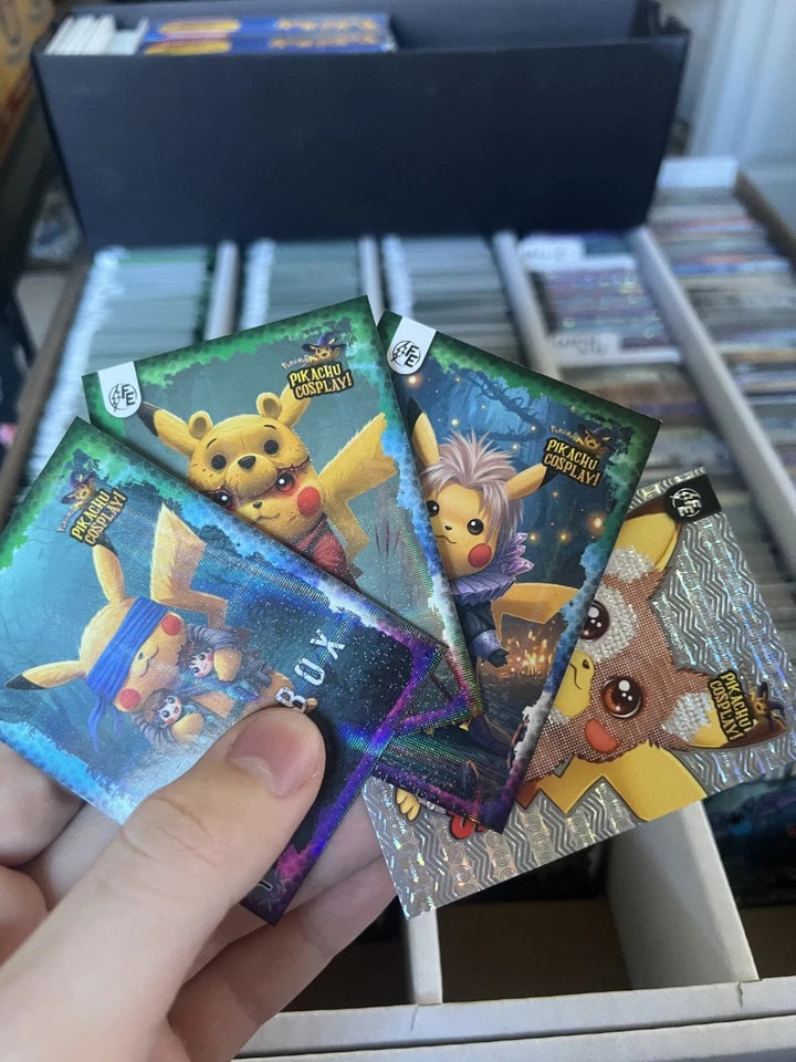 New PIKACHU Cosplay Halloween Cards Box 30 Packs US SELLER