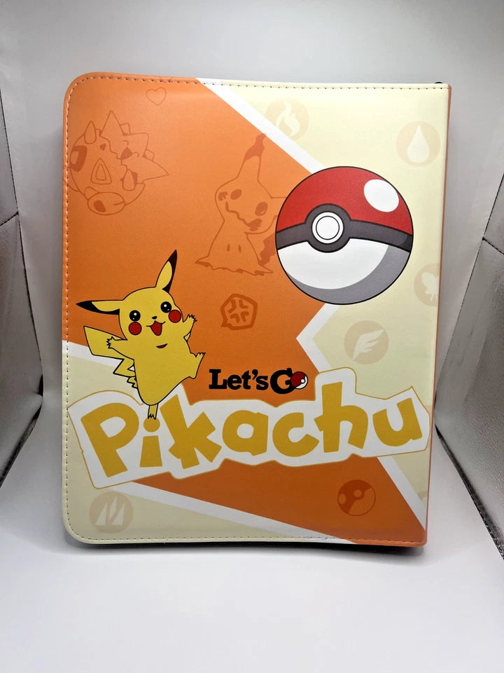 Pikachu Pajama Pokémon 3 Ring Binder 9 Pocket 20 Pages Zip Binder Chinese Mengka 2.0