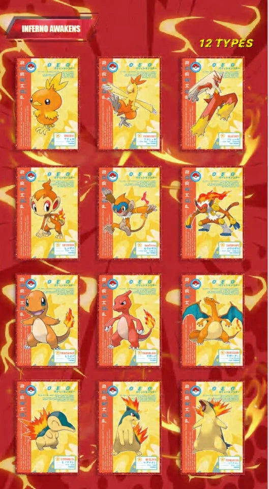 10 Art Board Sealed Box - Chinese Pokemon Art Paper Series 10 Sealed Packs