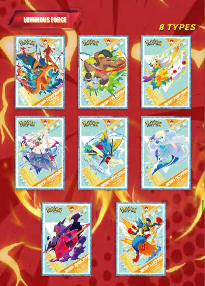 10 Art Board Sealed Box - Chinese Pokemon Art Paper Series 10 Sealed Packs