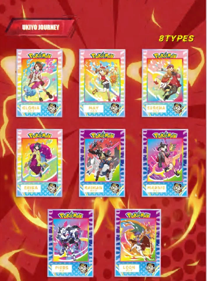 10 Art Board Sealed Box - Chinese Pokemon Art Paper Series 10 Sealed Packs