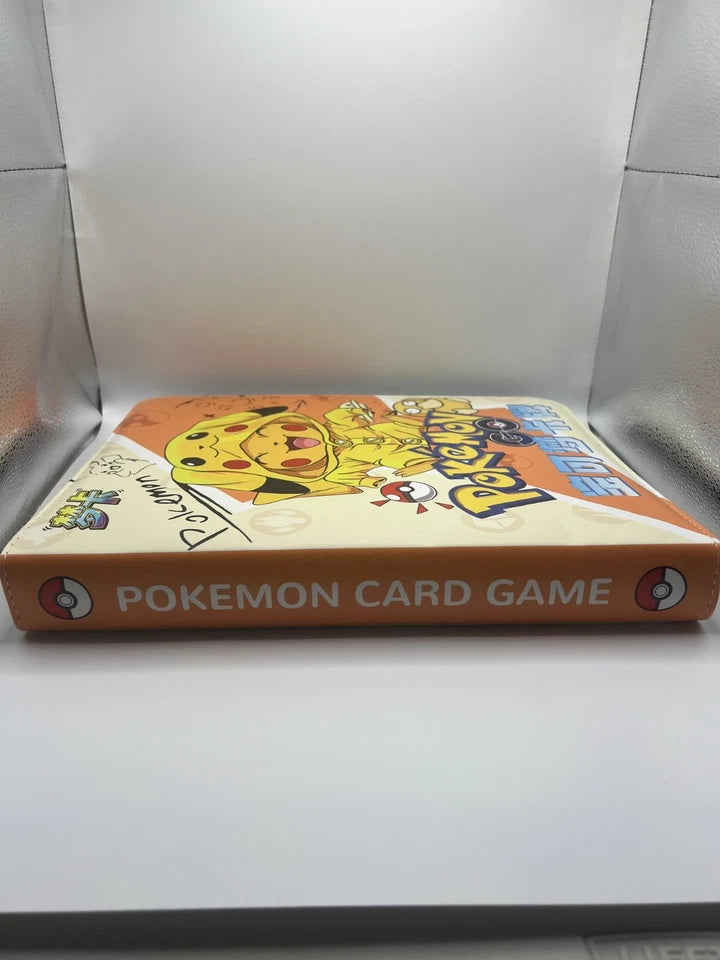 Pikachu Pajama Pokémon 3 Ring Binder 9 Pocket 20 Pages Zip Binder Chinese Mengka 2.0