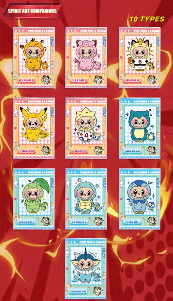 10 Art Board Sealed Box - Chinese Pokemon Art Paper Series 10 Sealed Packs