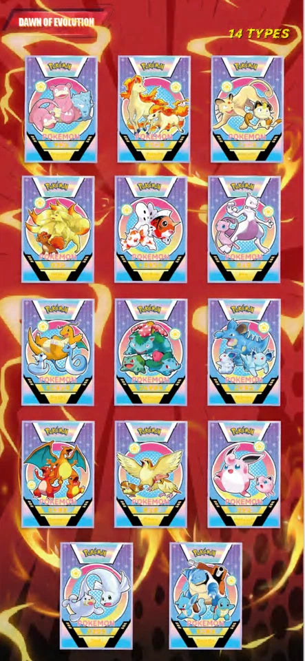 10 Art Board Sealed Box - Chinese Pokemon Art Paper Series 10 Sealed Packs
